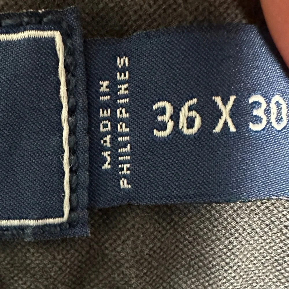 Vineyard Vines Pants Mens 36X30 Grey Straight Leg 5-Pocket Khakis Chino Stretch